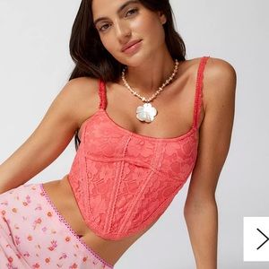 NWT out from under lace corset